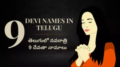 9 Devi Names In Telugu | 9 durga images with name in telugu