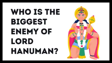 Who is the biggest enemy of lord hanuman?