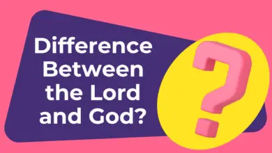 Difference Between the Lord and God?