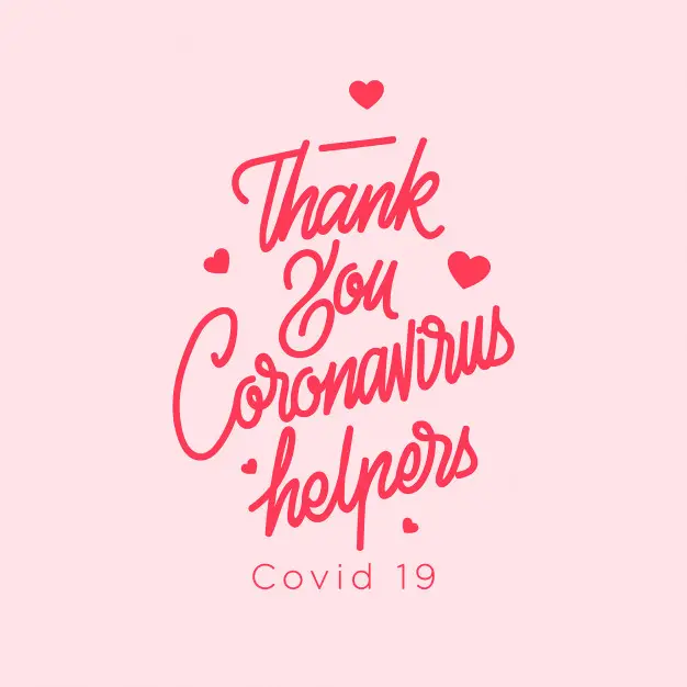 Thank You Coronavirus Helper