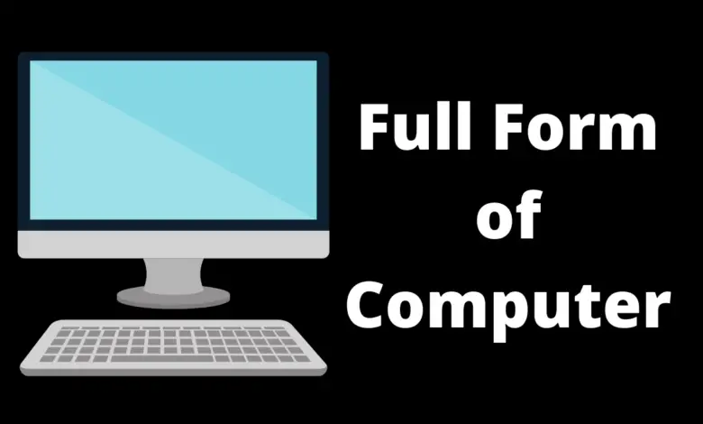 full form of computer