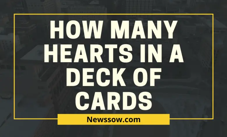 How many hearts in a deck of cards