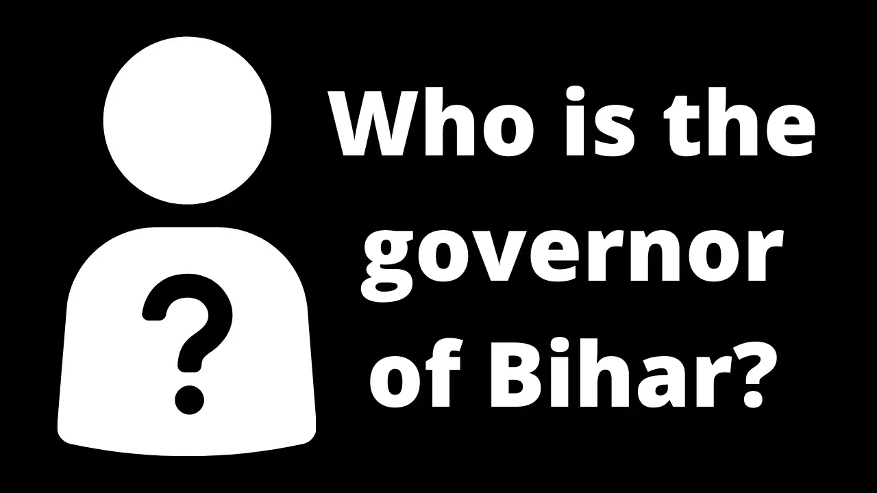 Who is the governor of Bihar