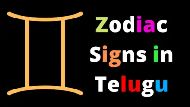 Zodiac Signs in Telugu