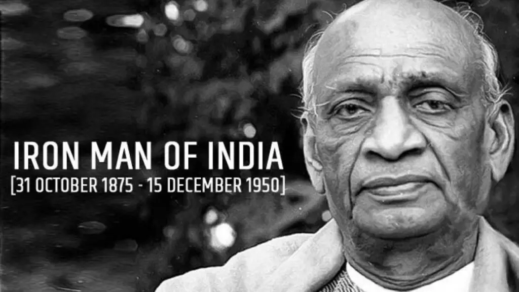 who is known as the iron man of india