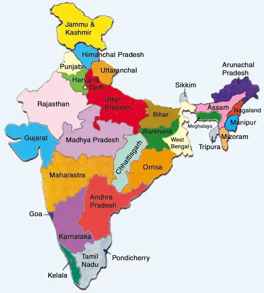 पूरे भारत में कितने देश हैं | hindustan mein kitne rajya hain