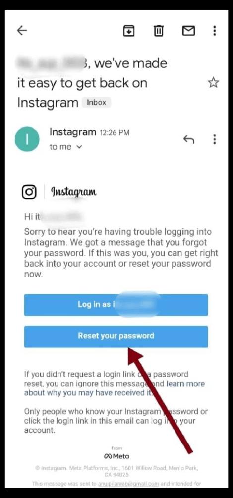 instagram id password kaise pata kare