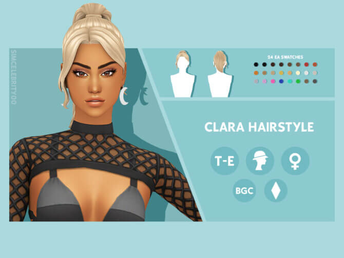Clara Hair by simcelebrity00 at TSR Download
