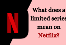 What does a limited series mean on Netflix?