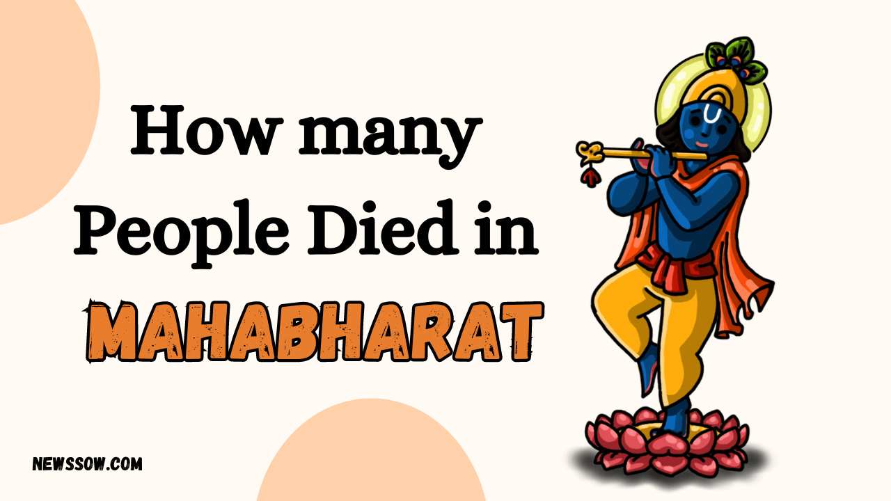 How many human died in Mahabharata?