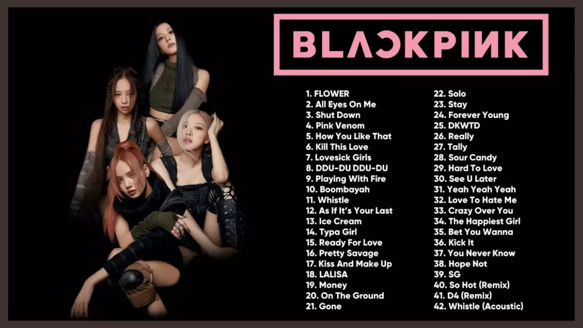 Blackpink Songs List: 20 Blackpink Songs list in order