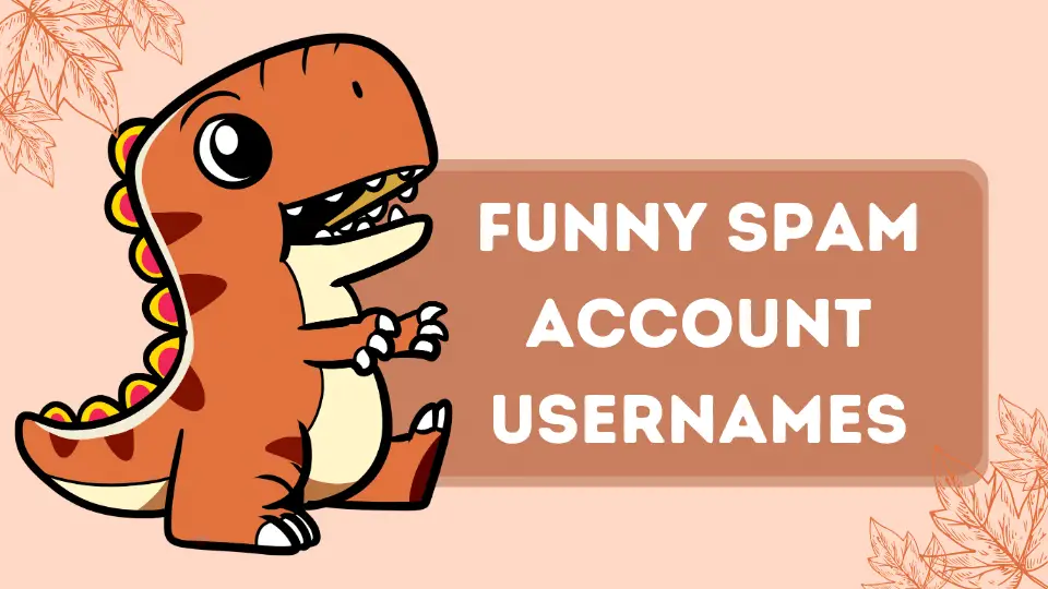 Funny Spam Account Usernames Ideas