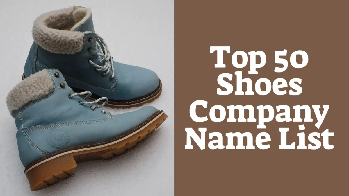 branded shoes company name list