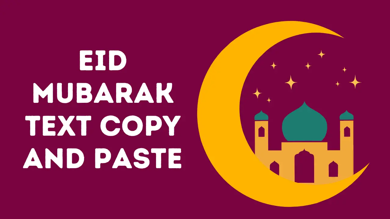 Eid Mubarak Text Copy and Paste