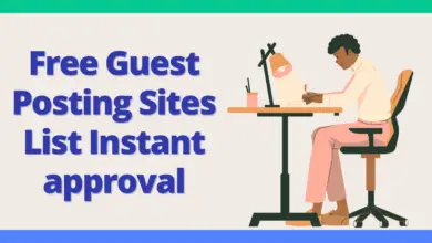 Free Guest Posting Sites List Instant approval