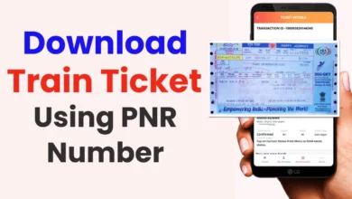download train ticket from pnr