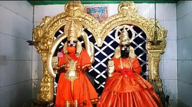 Temple of Lord Hanuman with his Wife