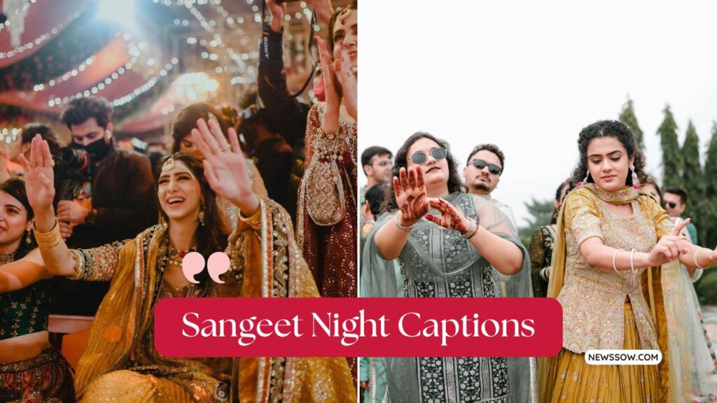 Sangeet Captions for Instagram