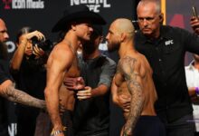 Noche UFC : Diego Lopes Rebounds with TKO Victory Over Silva Noche UFC : Diego Lopes Rebounds with TKO Victory Over Silva