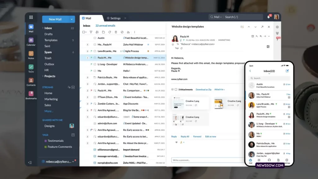 What is Zoho Mail Used For?